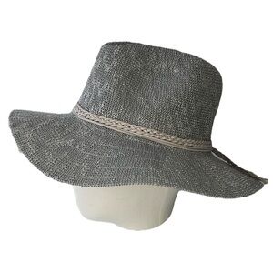 Sunday Afternoons moon grey Boho Hat.‎ Size Medium. Textured weave.